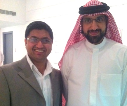 With Sultan Sooud Al Qassemi at Barjeel Art Gallery