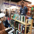 Shaykh Hamza Yusuf visits the stand with JAIHOON books at the Abu Dhabi International Book Fair by Kitab (Stand Blackstone & Holywell, Stand no 11C30 )