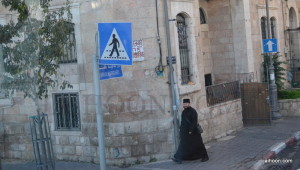 A rabbi passes