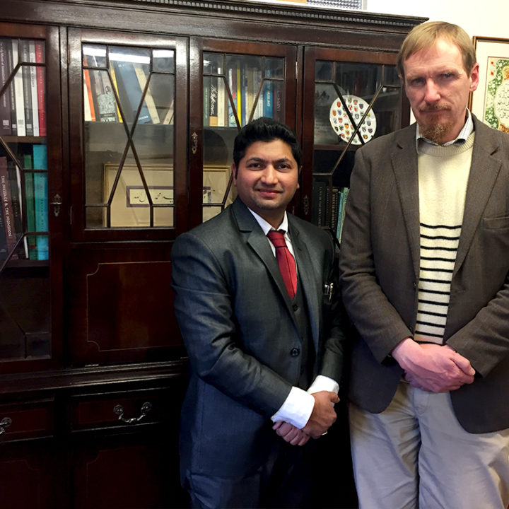 Jaihoon with Timothy Winters (Abdal Hakim Murad), at Cambridge Muslim College