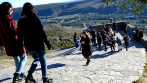 Visitors flocking to Jvari Monastery
