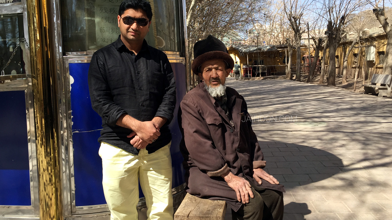 Jaihoon at Old city, Kashgar