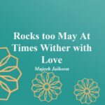 Rocks too May At Times Wither with Love