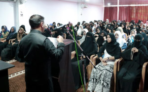 Mujeeb Jaihoon speaking at Zaitoon International Girls School, Kerala (July 10 2017)